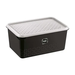 01 Pote plástico ret multiuso 3000ml preto