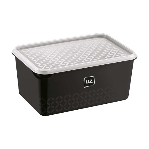 01 Pote plástico ret multiuso 3000ml preto