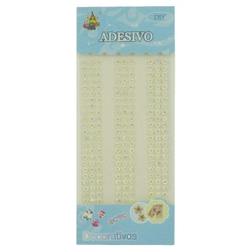 Adesivo strass flor furta cor 05mm com 207 peças Brilha festa Adesivo strass flor furta cor 05mm com 207 peças Brilha festa