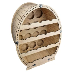 Adega MDF garrafeiro para 14 lugares 62x46x29cm
