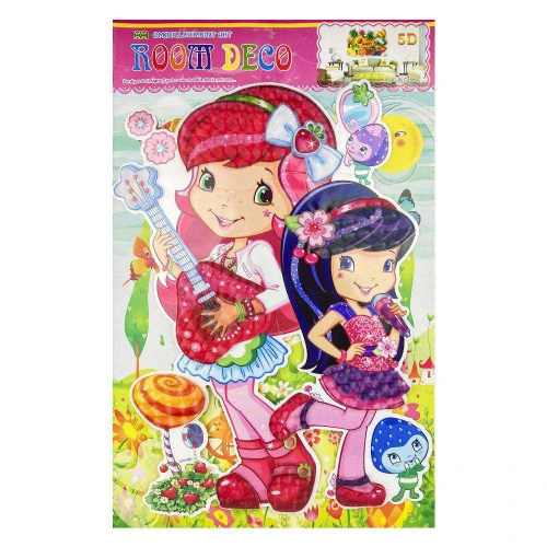 Adesivo infantil personagens gg 80cm auto relevo sortidos Magic comercial