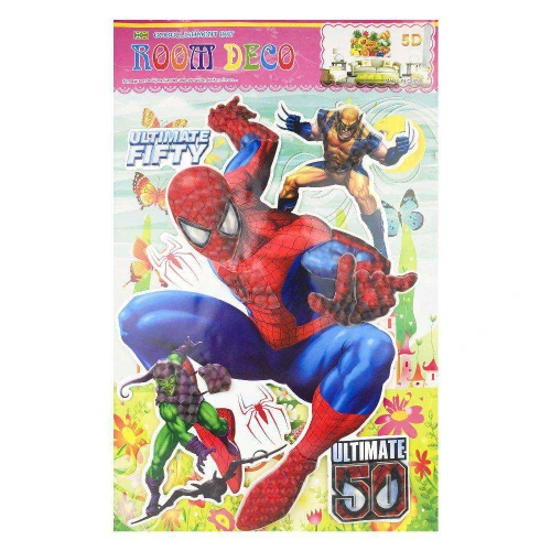 Adesivo infantil personagens gg 80cm auto relevo sortidos Magic comercial