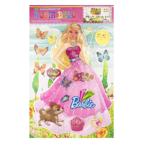 Adesivo infantil personagens gg 80cm auto relevo sortidos Magic comercial