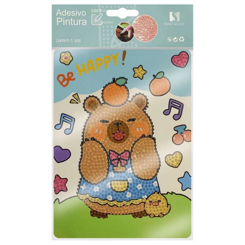 Adesivo para pintura strass Capivara sortido