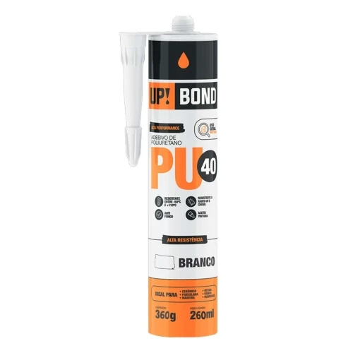 Adesivo poliuretano branco pu40 360gr