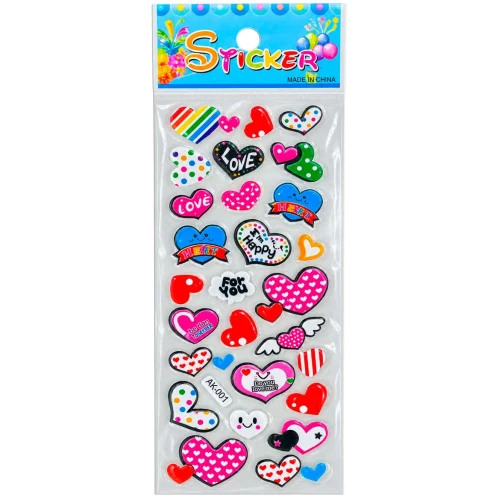 Adesivo stickers pequenos modelos sortidos cartela Adesivo stickers pequenos modelos sortidos cartela