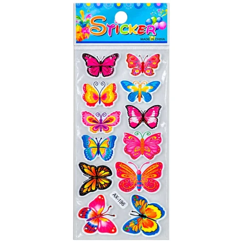 Adesivo stickers pequenos modelos sortidos cartela Adesivo stickers pequenos modelos sortidos cartela