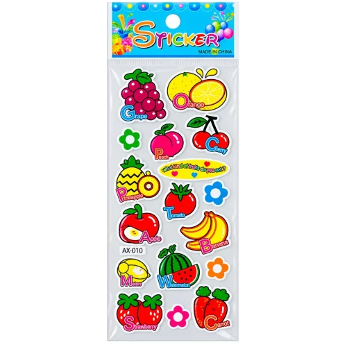 Adesivo stickers pequenos modelos sortidos cartela Adesivo stickers pequenos modelos sortidos cartela