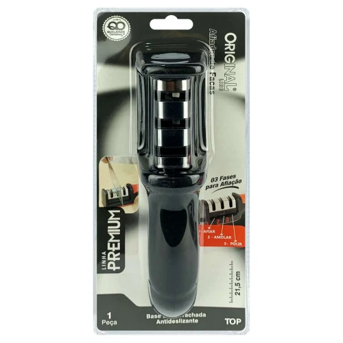 Afiador de facas com suporte plástico 21,5cm Original Line