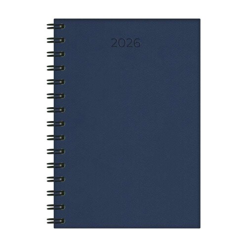 Agenda 2026 capa dura espiral lisa 320 folhas sortidas Redoma