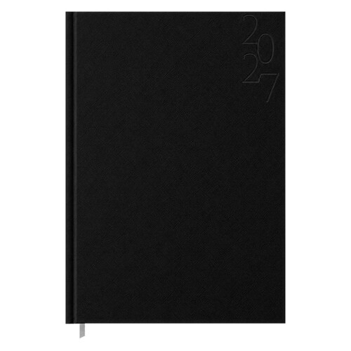 Agenda 2027 capa dura semanal planner 128 folhas preta Agenda 2027 capa dura semanal planner 128 folhas preta