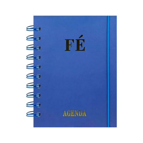 Agenda permanente capa dura sortidas 104x142mm com 160 folhas