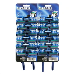 Aparelho de barbear shave com 12x2 un