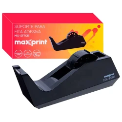 Aparelho para fita adesiva grande preto Maxprint