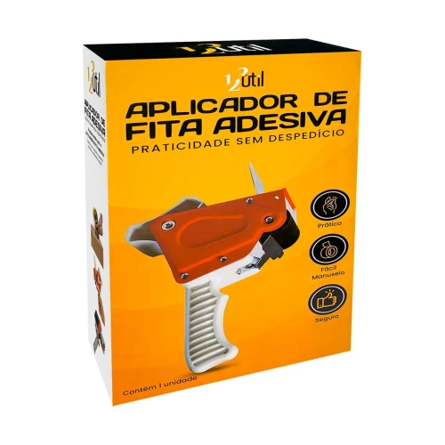 Aplicador de fita adesiva com cabo