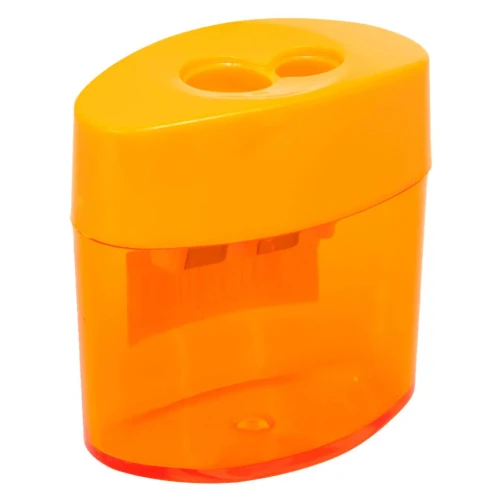 Apontador com depósito 02 furos oval blister