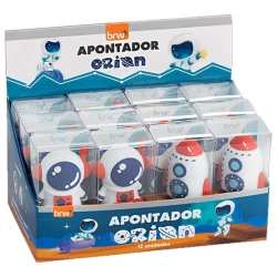 Apontador decorado espaço orion