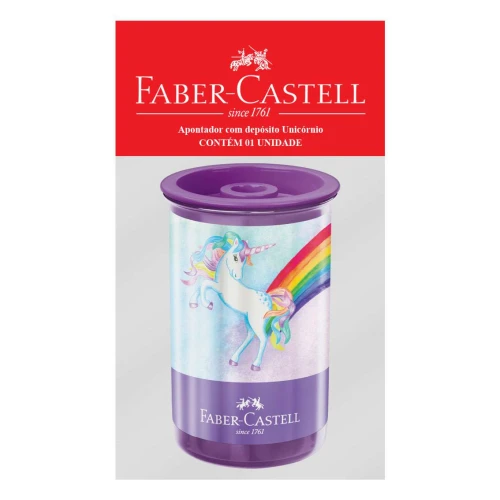 Apontador depósito Unicórnio blister Faber Castell