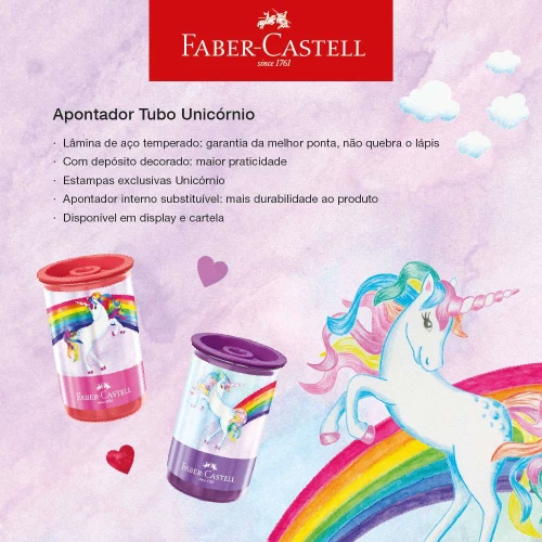Apontador depósito Unicórnio blister Faber Castell