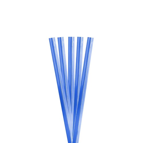 Arame plástico gravatinha azul 11cm com 100 unidades Arame plástico gravatinha azul 11cm com 100 unidades