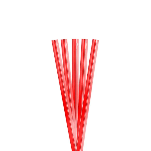 Arame plástico gravatinha vermelho 11cm pacote com 100 unidades Arame plástico gravatinha vermelho 11cm pacote com 100 unidades