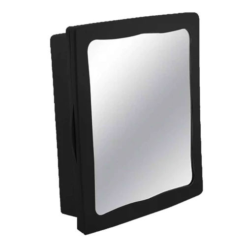 Armario para banheiro com espelho 36x30,5 preto