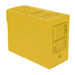 Arquivo morto polionda médio 250x130x350mm amarelo