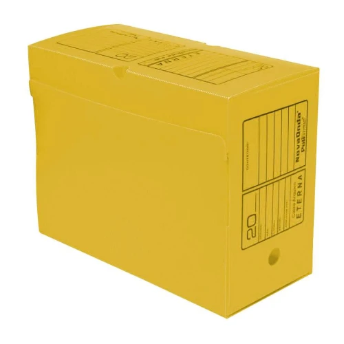 Arquivo morto polionda médio 250x130x350mm amarelo