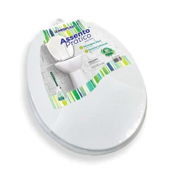 Assento sanitário prático branco Arqplast