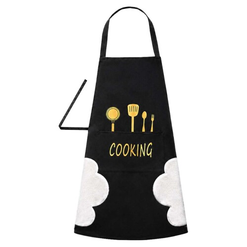 Avental de poliéster adulto 71x66cm cooking sortido Avental de poliéster adulto 71x66cm cooking sortido