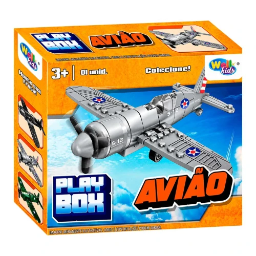 Avião fricção monta e desmonta 22 peças sortidos Wellmix Avião fricção monta e desmonta 22 peças sortidos Wellmix