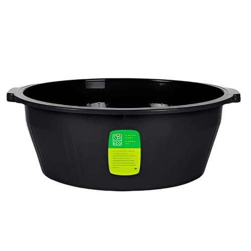 Bacia plástica 31 litros canelada