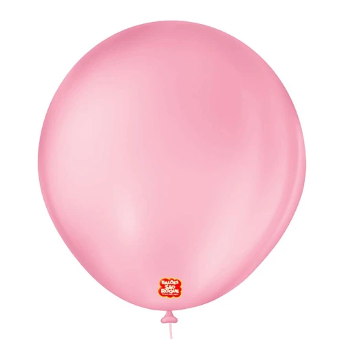 Balão 7.0 liso rosa tutti fruti com 50 unidades São Roque