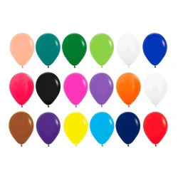 Balão 7.0 liso sortidos com 50 unidades São Roque