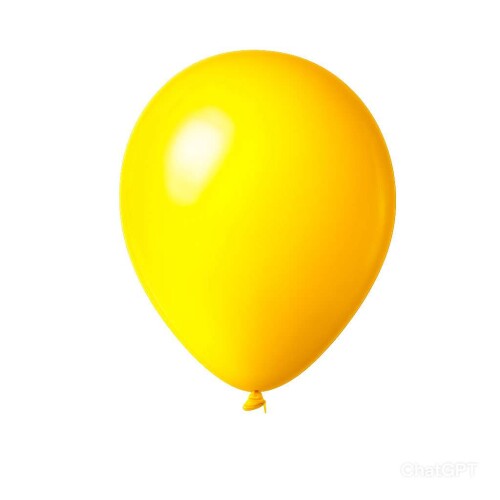 Balão 9 liso com 50 unidades amarelo Balão 9 liso com 50 unidades amarelo