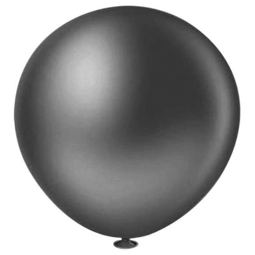 Balão Pic-Pic 40 gigante liso preto 01 unidade Riberball