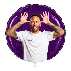 Balão metalico neymar jr 2d 45cm