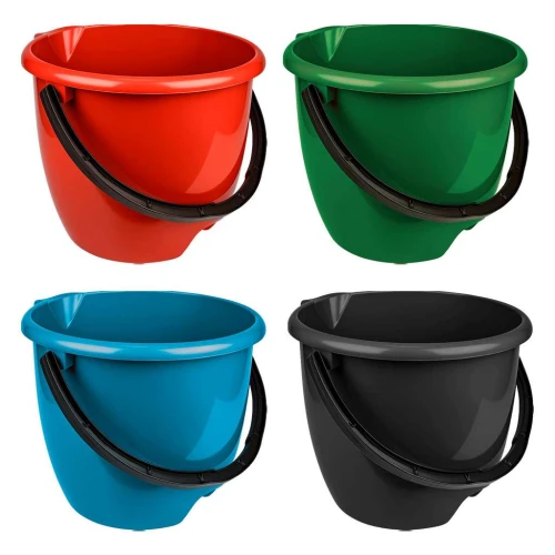 Balde 13 litros resistente colorido