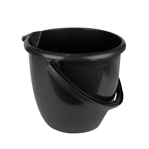 Balde 13 litros resistente preto