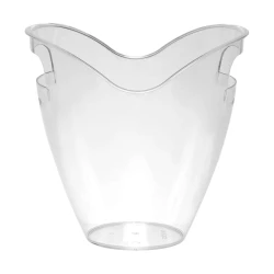 Balde para gelo acrilico 3,3 litros transparente