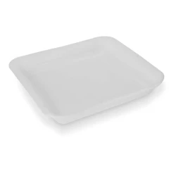 Bandeja de isopor FR01/N2 15cmx15cm pacote com 100 unidades