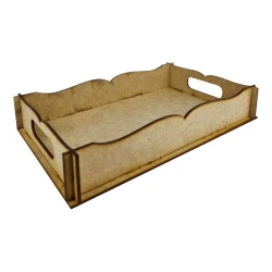 Bandeja decorativa MDF 5x18,5x30cm