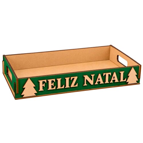 Bandeja decorativa mdf Café 27,5x18cm Bandeja decorativa mdf Café 27,5x18cm