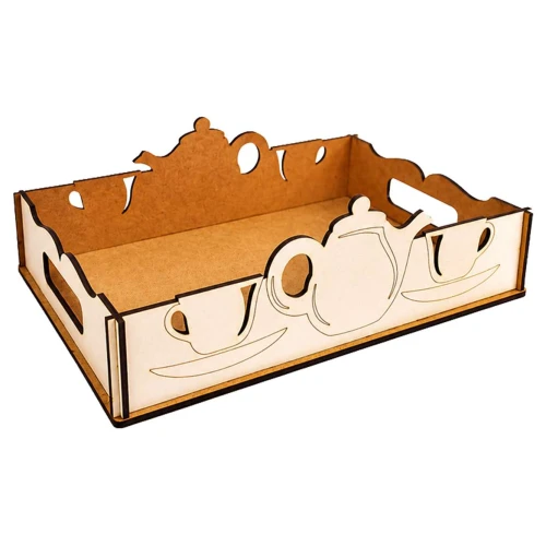 Bandeja decorativa mdf Café 27,5x18cm Bandeja decorativa mdf Café 27,5x18cm
