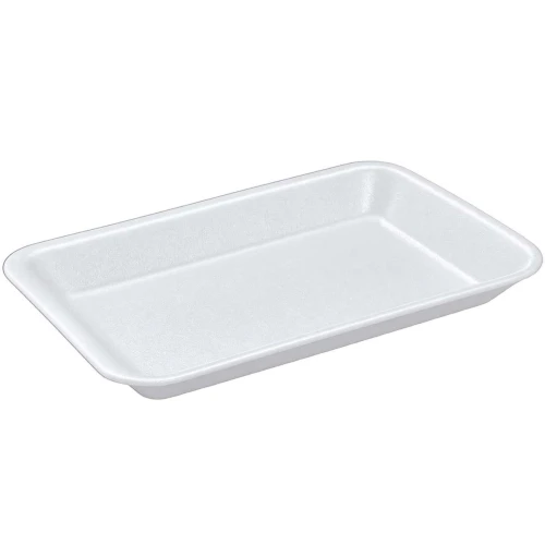 Bandeja isopor 21x15cm branca 100 unidades
