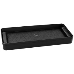 Bandeja plastica retangular 40x25cm preta
