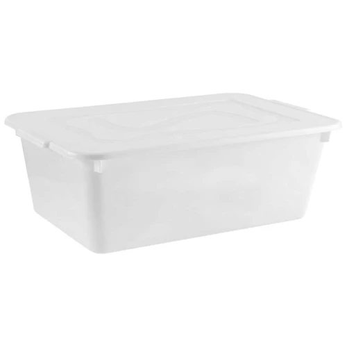 Bandeja topa tudo com tampa 51x33x8cm 24 litros