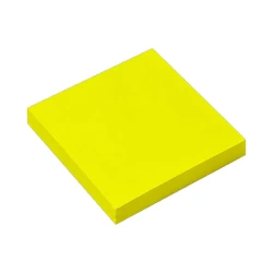 Bloco adesivo Maxprint 76x76mm amarelo neon 100 folhas
