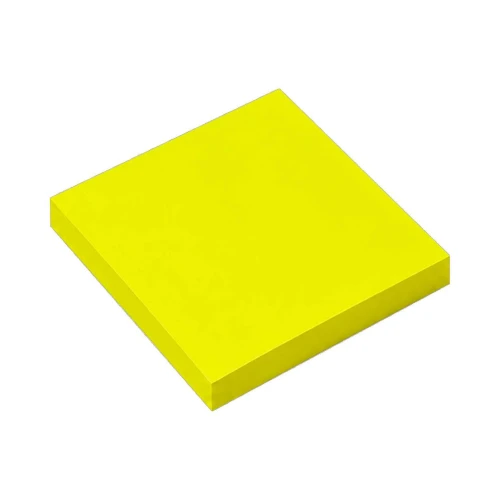 Bloco adesivo Maxprint 76x76mm amarelo neon 100 folhas