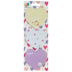 Bloco adesivo decorado coração sortido ha80826